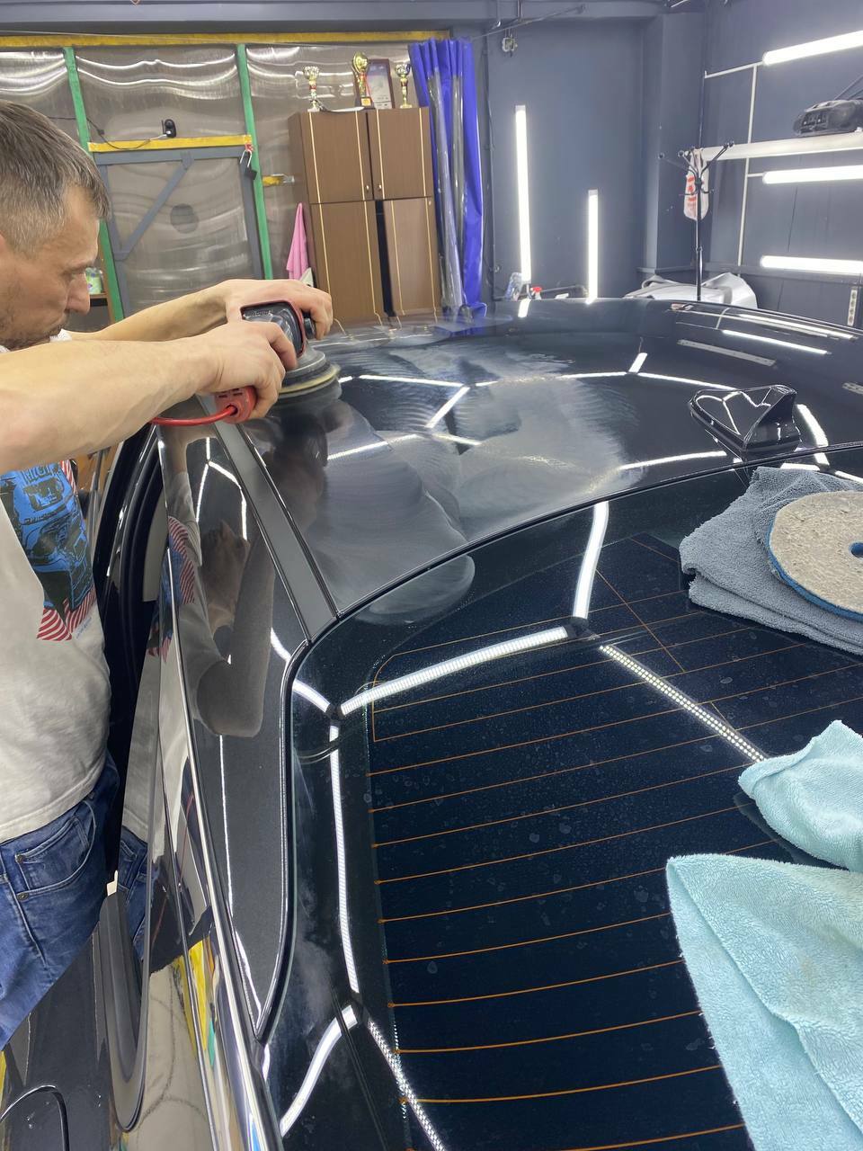 Полировка кузова, фар и покрытие керамическим покрытием